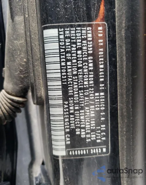 2019 Volkswagen Beetle S z USA, uszkodzony, nr VIN 3VWFD7ATXKM706311